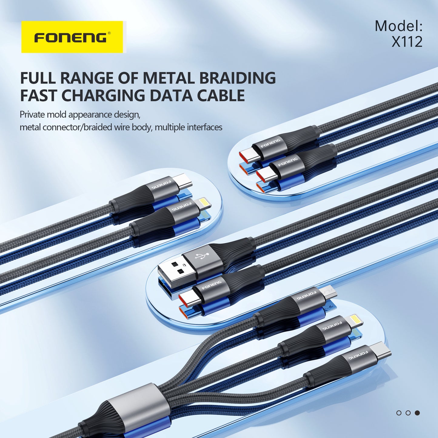 Foneng Fast Cable Type-C To IP