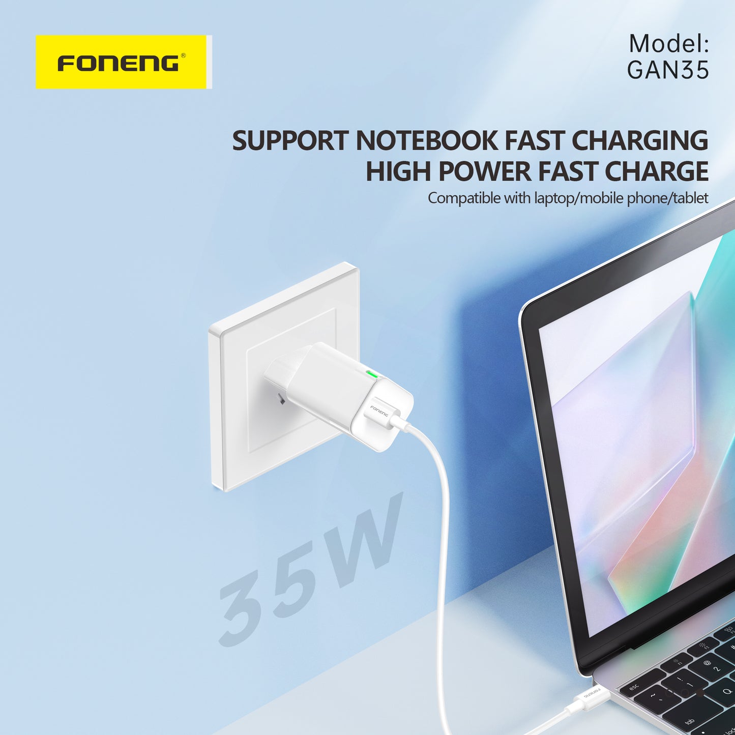 Foneng Fast Charger Type-C To IP