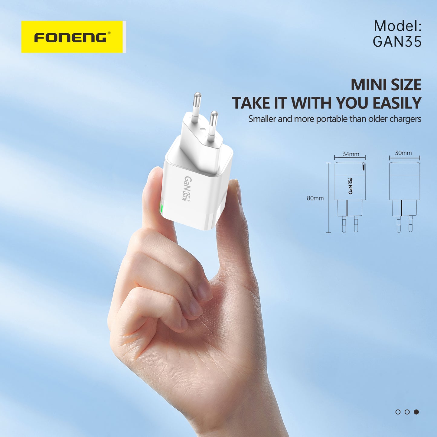 Foneng Fast Charger Type-C To IP